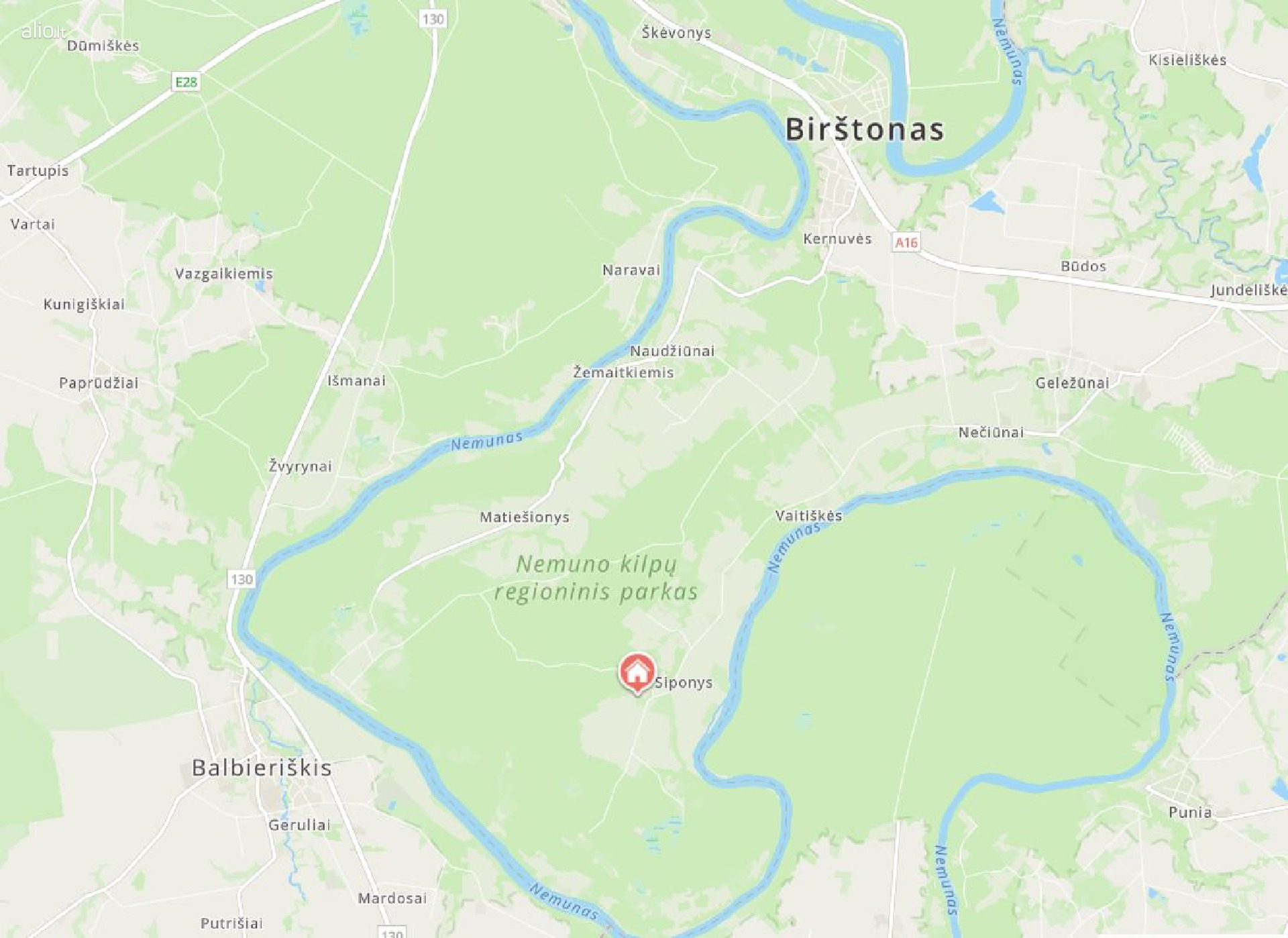 Parduodamas sklypas Birštono sav. SIPONIU KM.