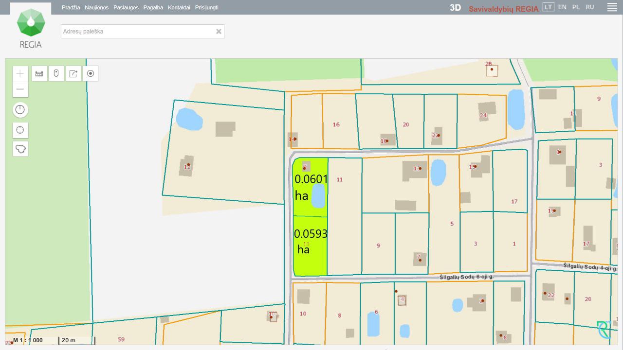Parduodamas erdvus 12 arų sklypas Šilgalių soduose, netoli Šakių miesto!