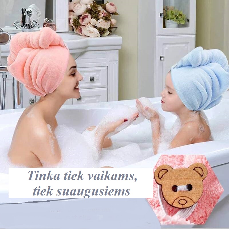 Moteriški ir vyriški pirties rankšluosčiai, turbanai