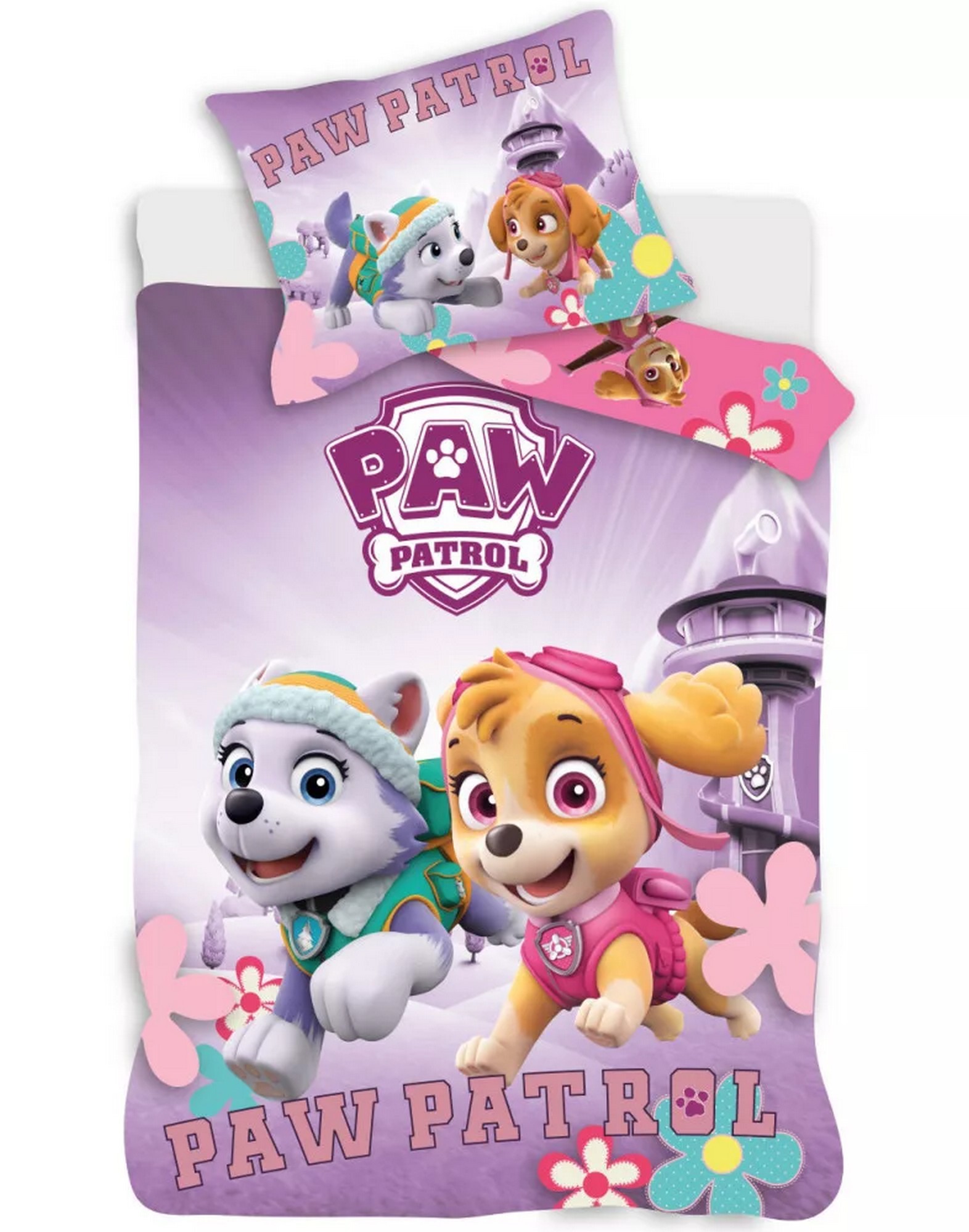 Patalynės komplektas Paw Patrol Purple