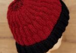 Megzta kepurė ŽĖRINTI ROŽĖ