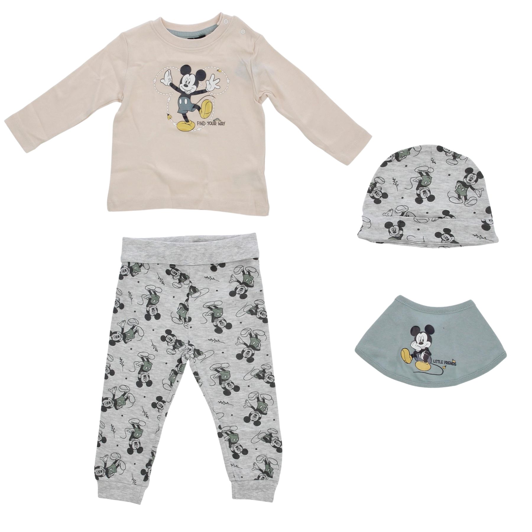 4 dalių komplektas Mickey Mouse