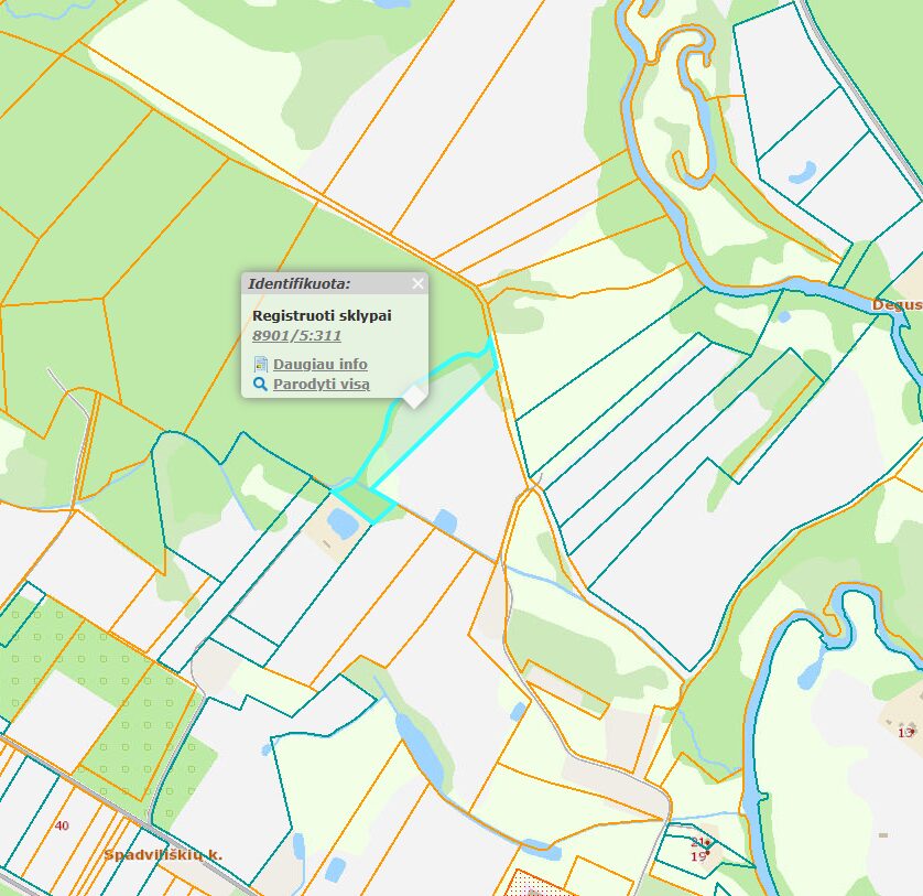3.1400 HA Širvintų r. sav., Širvintų sen., Spadviliškių k.