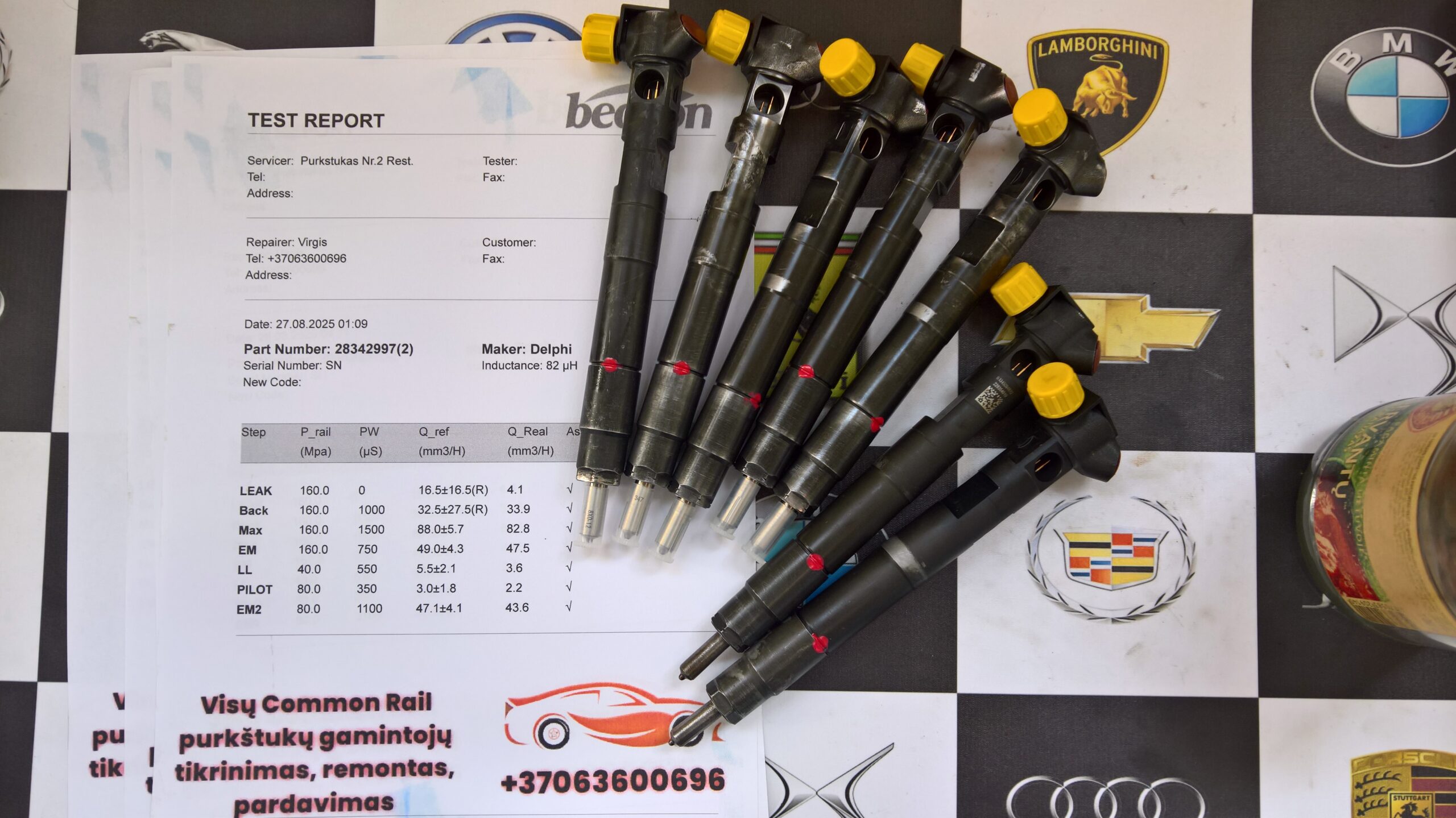 Kuro purkštukai Infiniti,Jeep,Mercedes. 28342997