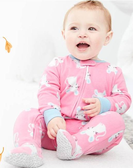 Carter’s šiltos flisinės pižamos vaikams