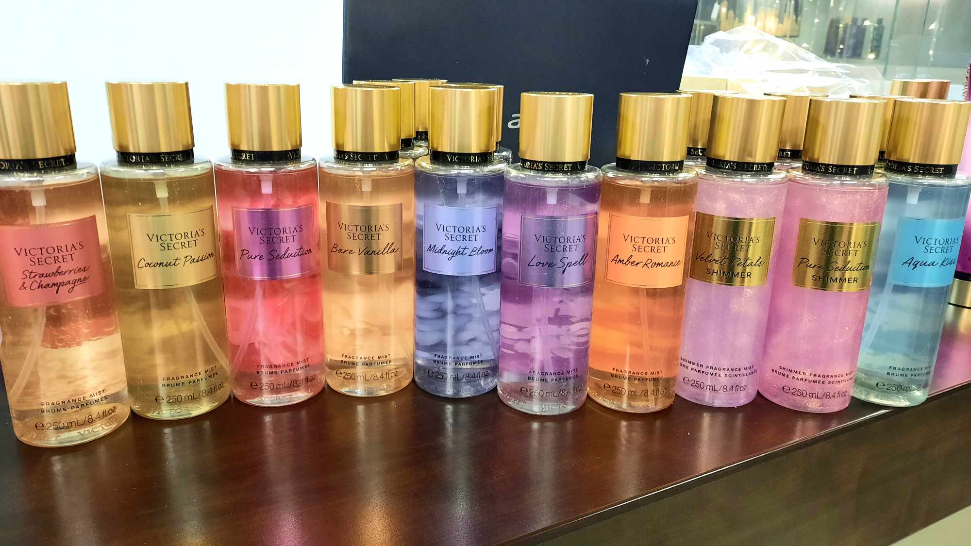 Victoria’s Secret kūno losjonai ir kūno dulksna