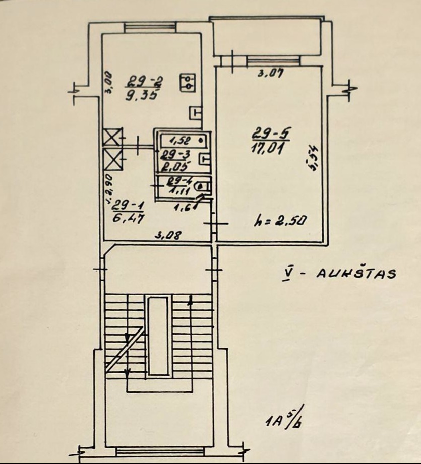 Parduodamas jaukus 1 kambario butas Kėdainiuose