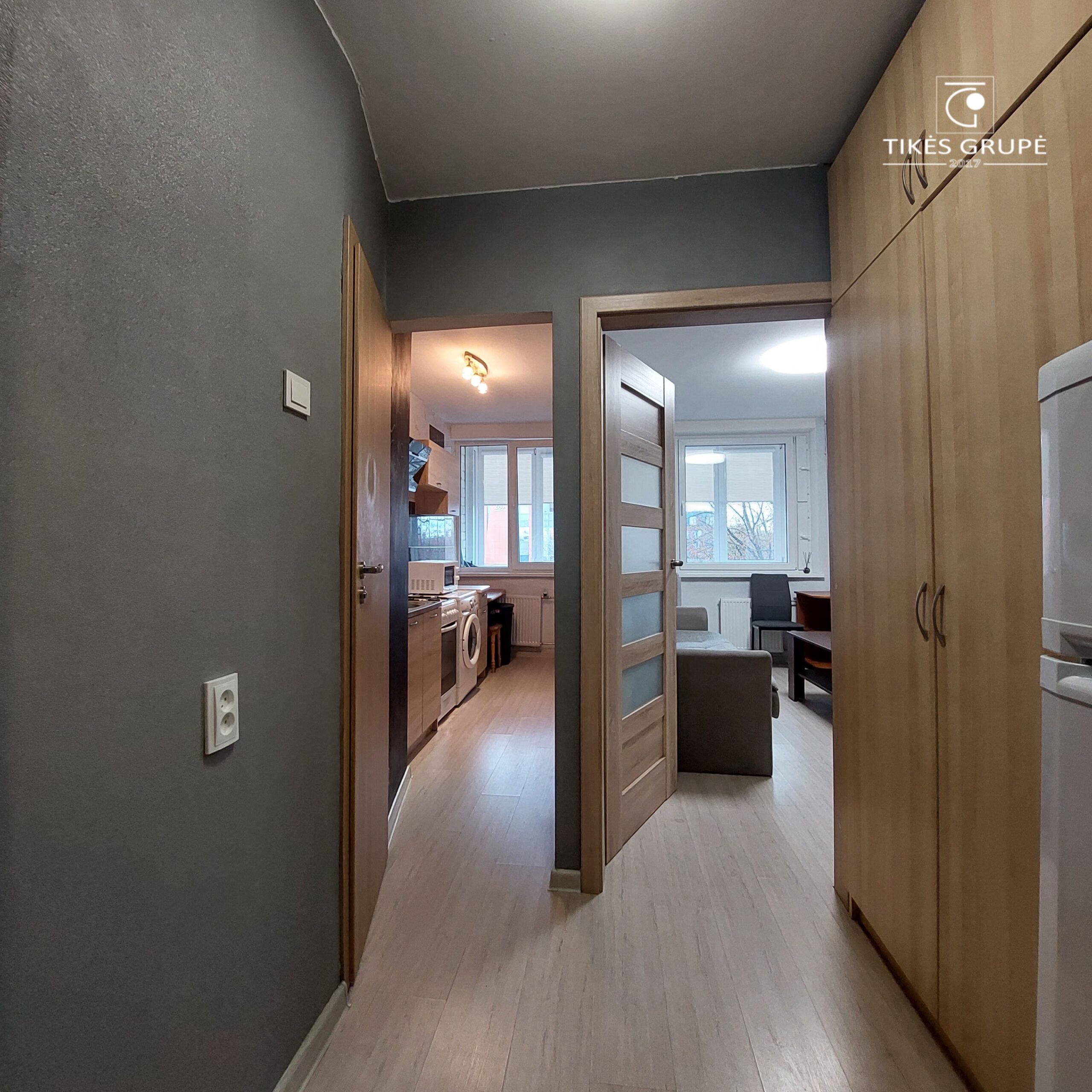 Taikos pr. išnuomojamas 1 kambario butas