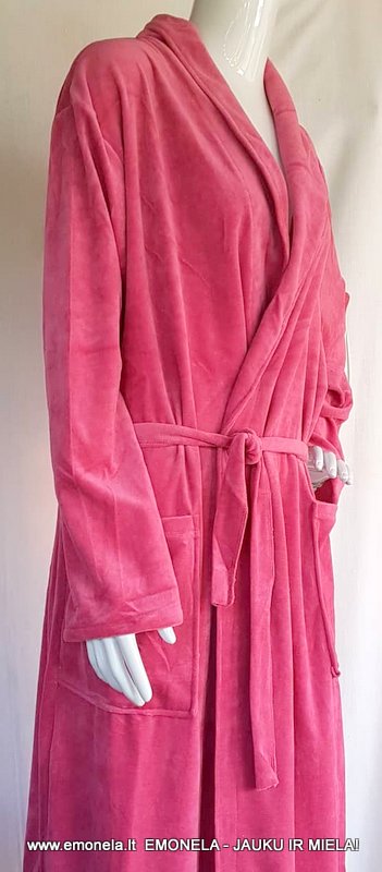 ILGAS VELIŪRINIS CHALATAS