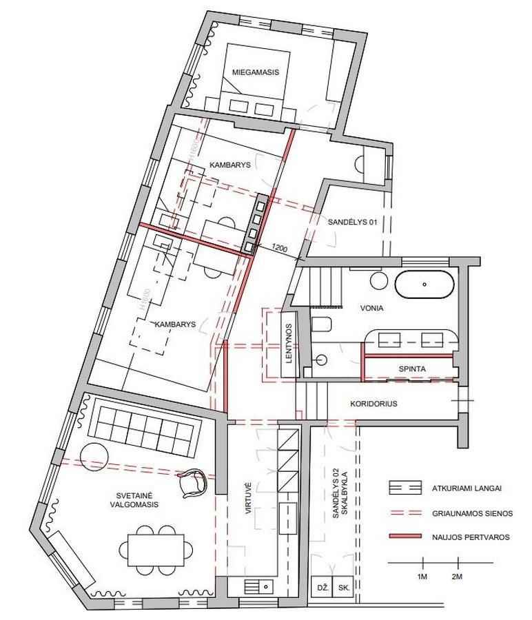 Parduodami du butai vienas šalia kito kurių bendras plotas 81,06 kv.m. Bokštų g. centre.