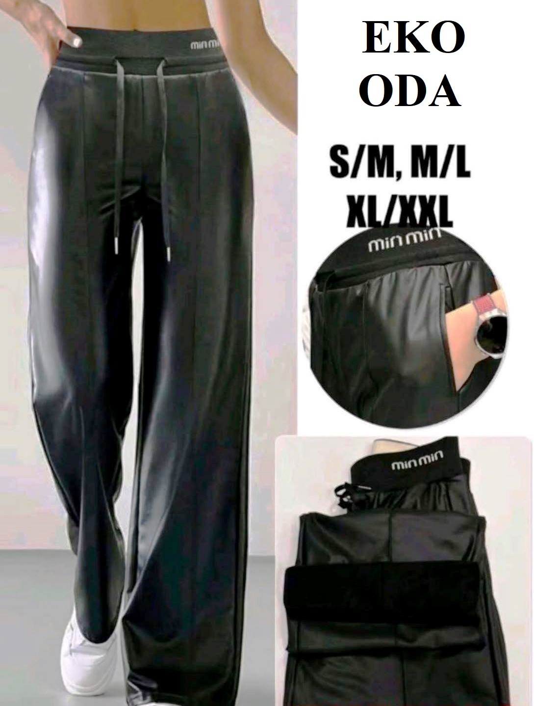 THERMO plačios eko odos kelnės