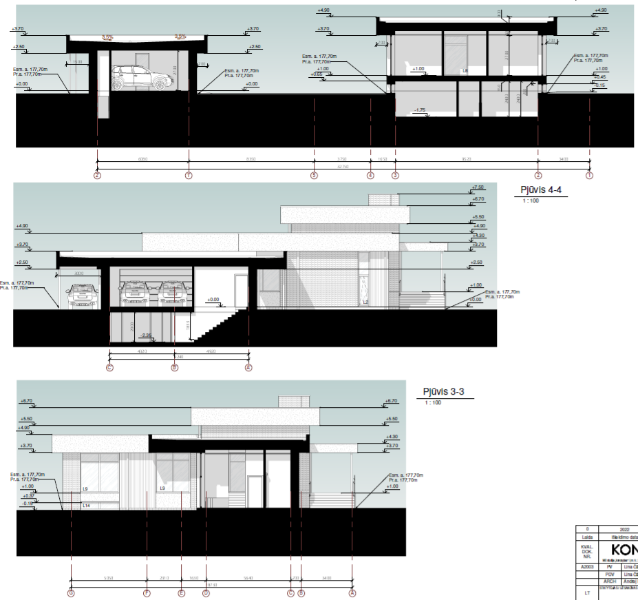 Parduodamas pradėtas statyti namas su 20 a. sklypu Didžiojoje Riešėje, Vilniaus r.