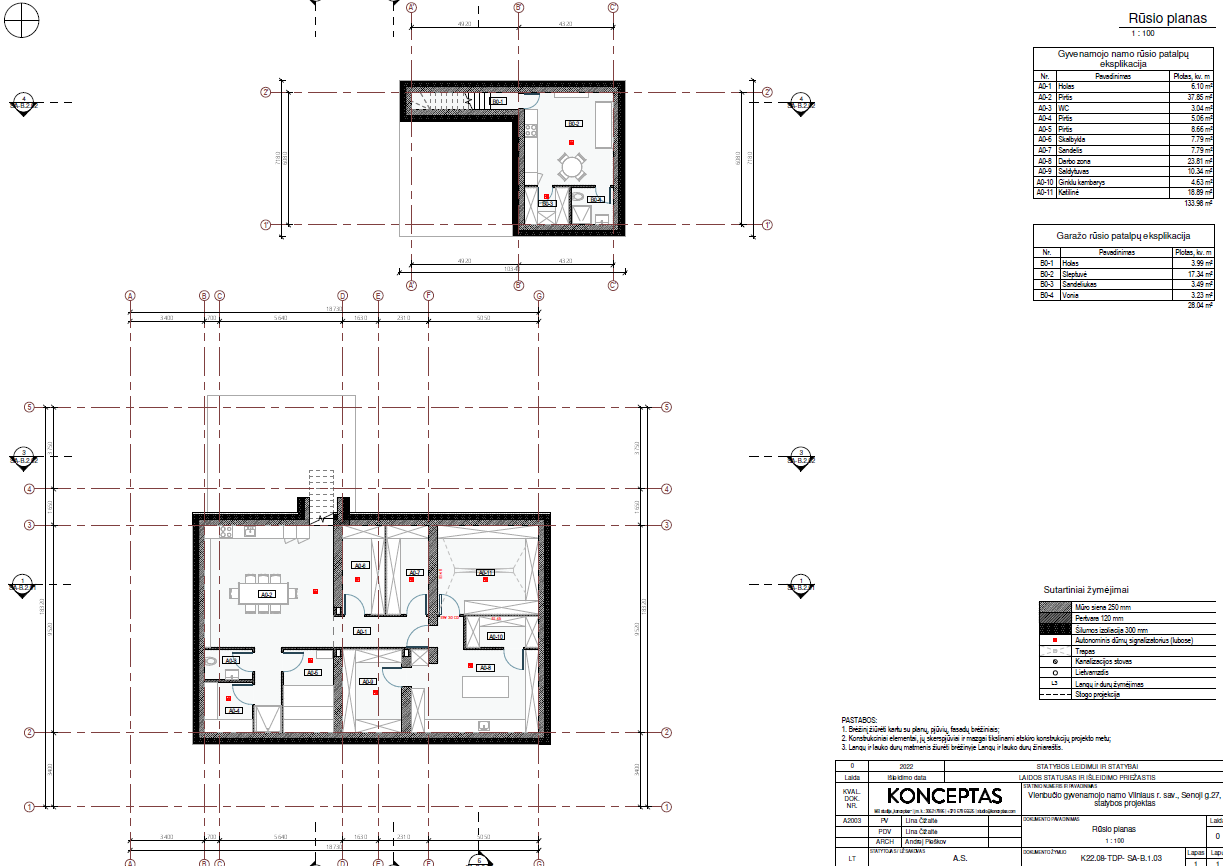 Parduodamas pradėtas statyti namas su 20 a. sklypu Didžiojoje Riešėje, Vilniaus r.
