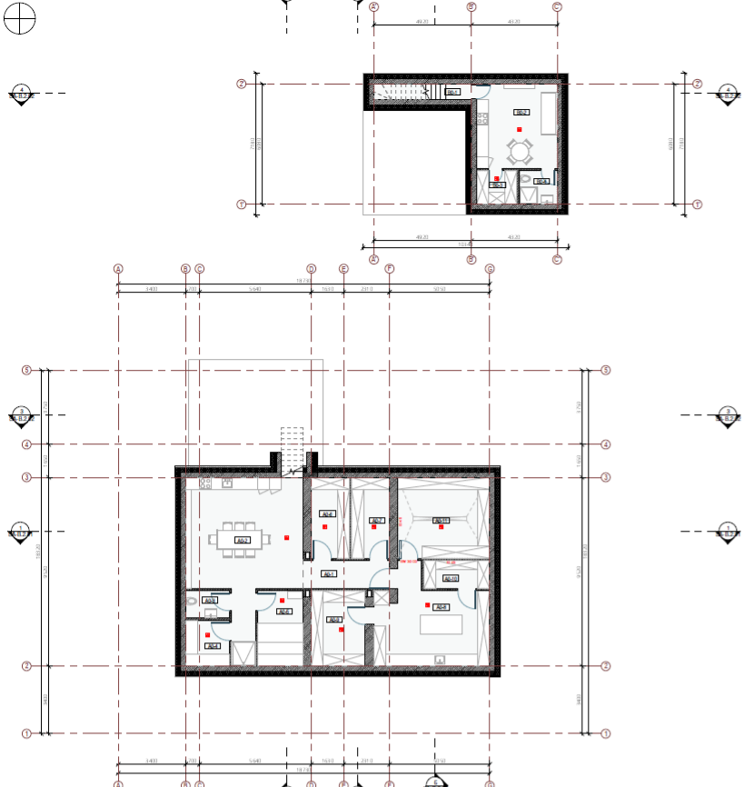 Parduodamas pradėtas statyti namas su 20 a. sklypu Didžiojoje Riešėje, Vilniaus r.