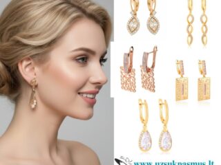 auskarai_xuping_medicininis_auksas