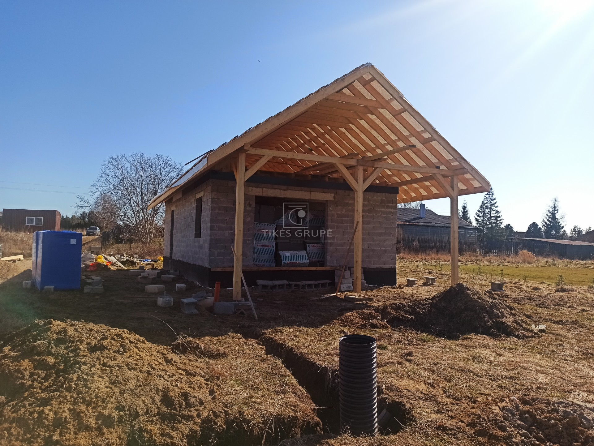 Parduodamas namas Girkaliuose, Klaipėdos raj.