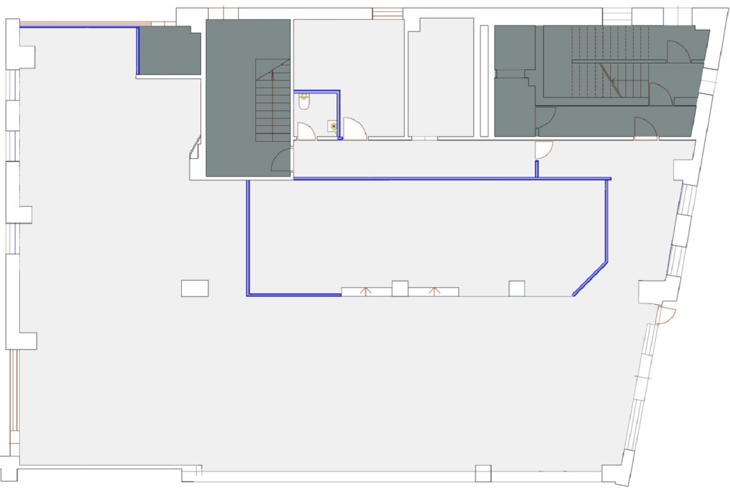 Išnuomojamos 160 kv.m. Naujoji Uosto g. Pirmame aukšte