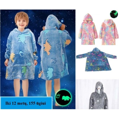 Tamsoje šviečiantis džemperis KIDHUG