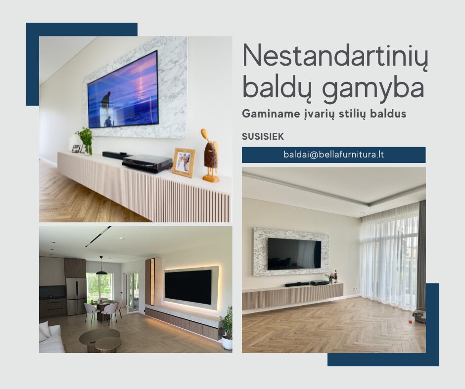 Nestandartinių korpusinių baldų gamyba Kaune