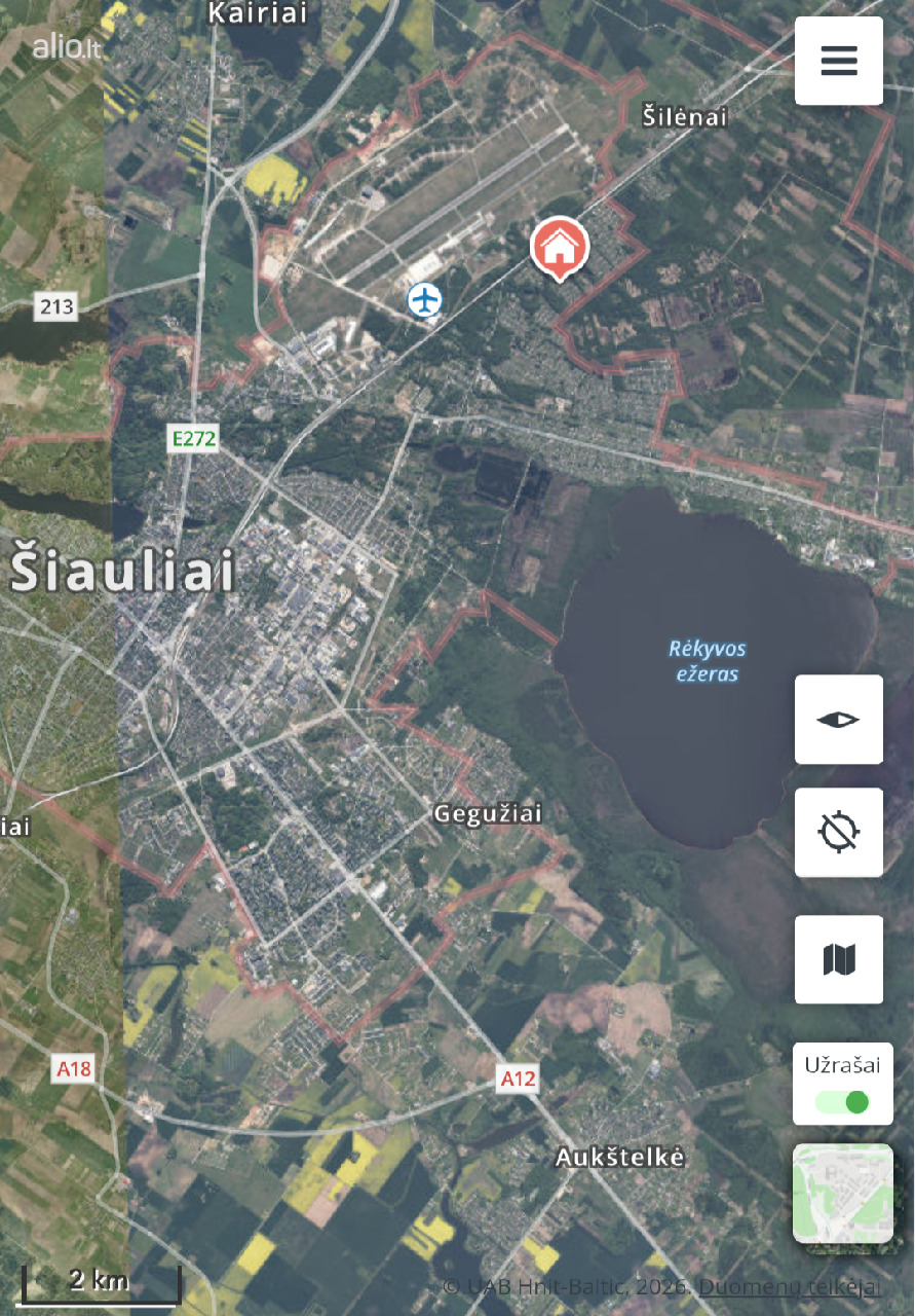 Jaukus sodo namas Šiauliuose
